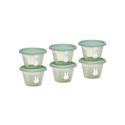 Koko Pots De Conservation De 120 ml Miffy Green – 6 Pièces