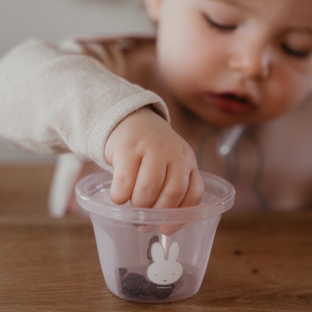 Koko Bewaarpotjes Van 120 ml Miffy Pink - 6 Stuks