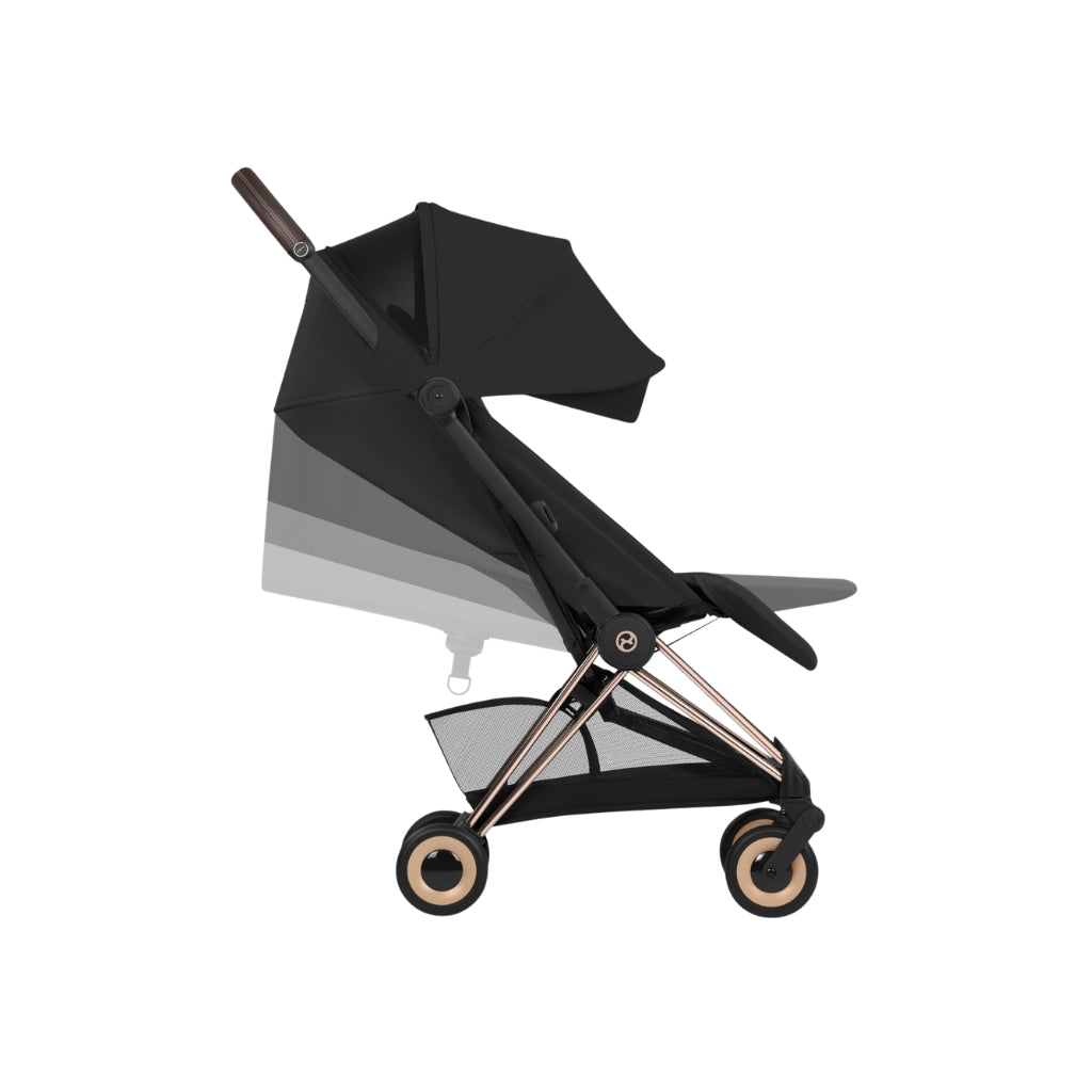 Cybex Buggy Coya Sepia Black (Onderstel Rosegold)