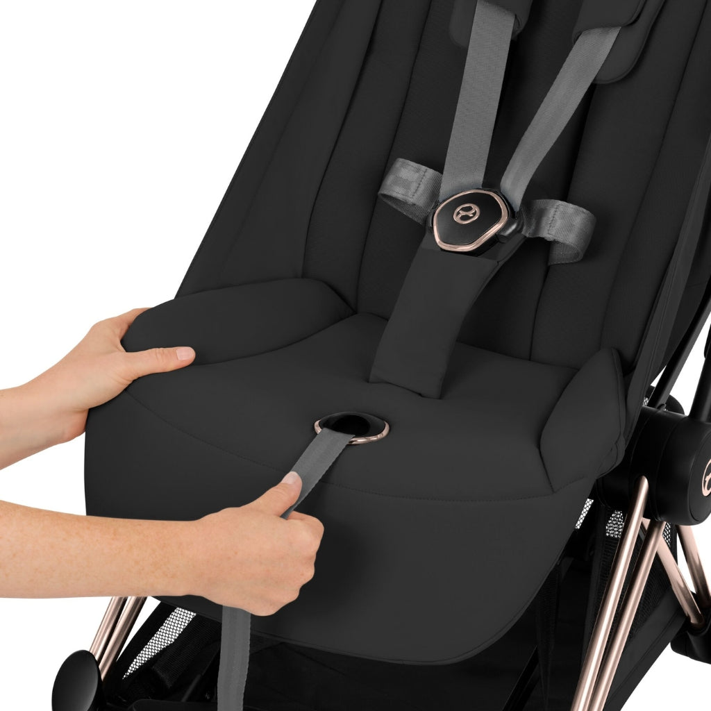 Cybex Buggy Coya Sepia Black (Onderstel Rosegold)