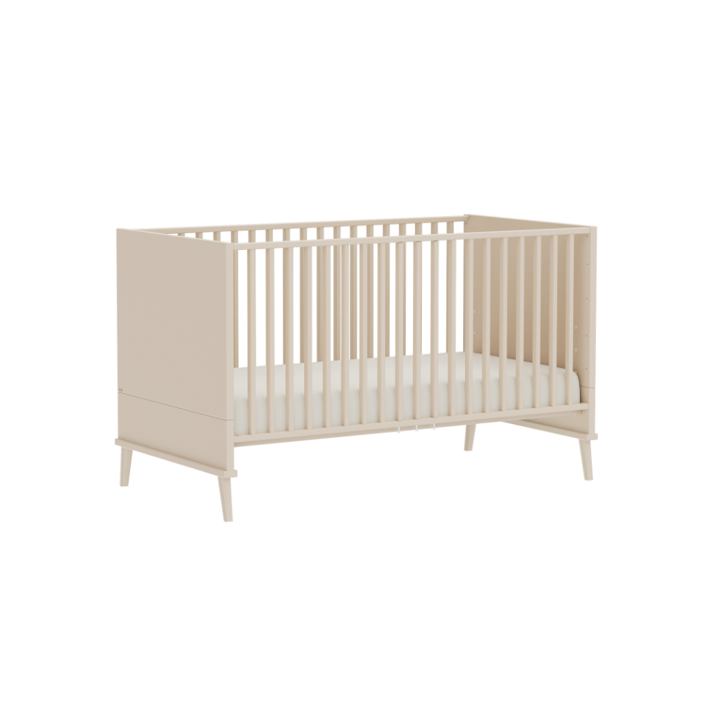 PAIDI Lit Enfant Eefje Uni Lit évolutif Lg 70 x L 140 cm Cashmere Beige