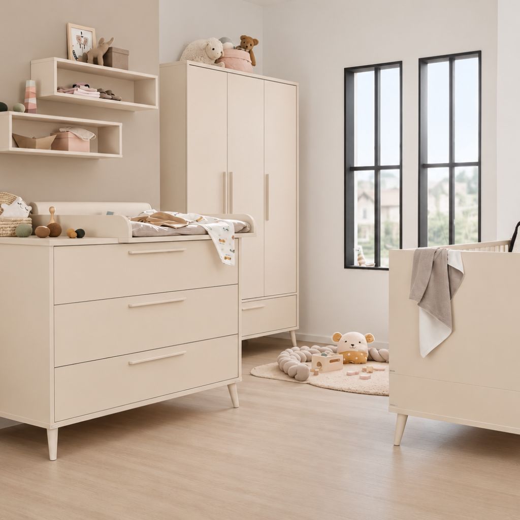 PAIDI Rallonge Pour Commode Large Eefje Uni Cashmere Beige