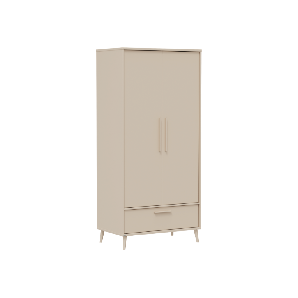 PAIDI Kast Met 2 Deuren en 1 Lade Eefje Uni Cashmere Beige
