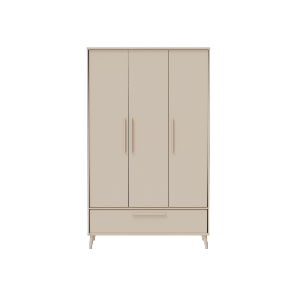 PAIDI Kast Met 3 Deuren En 1 Lade Eefje Uni Cashmere Beige