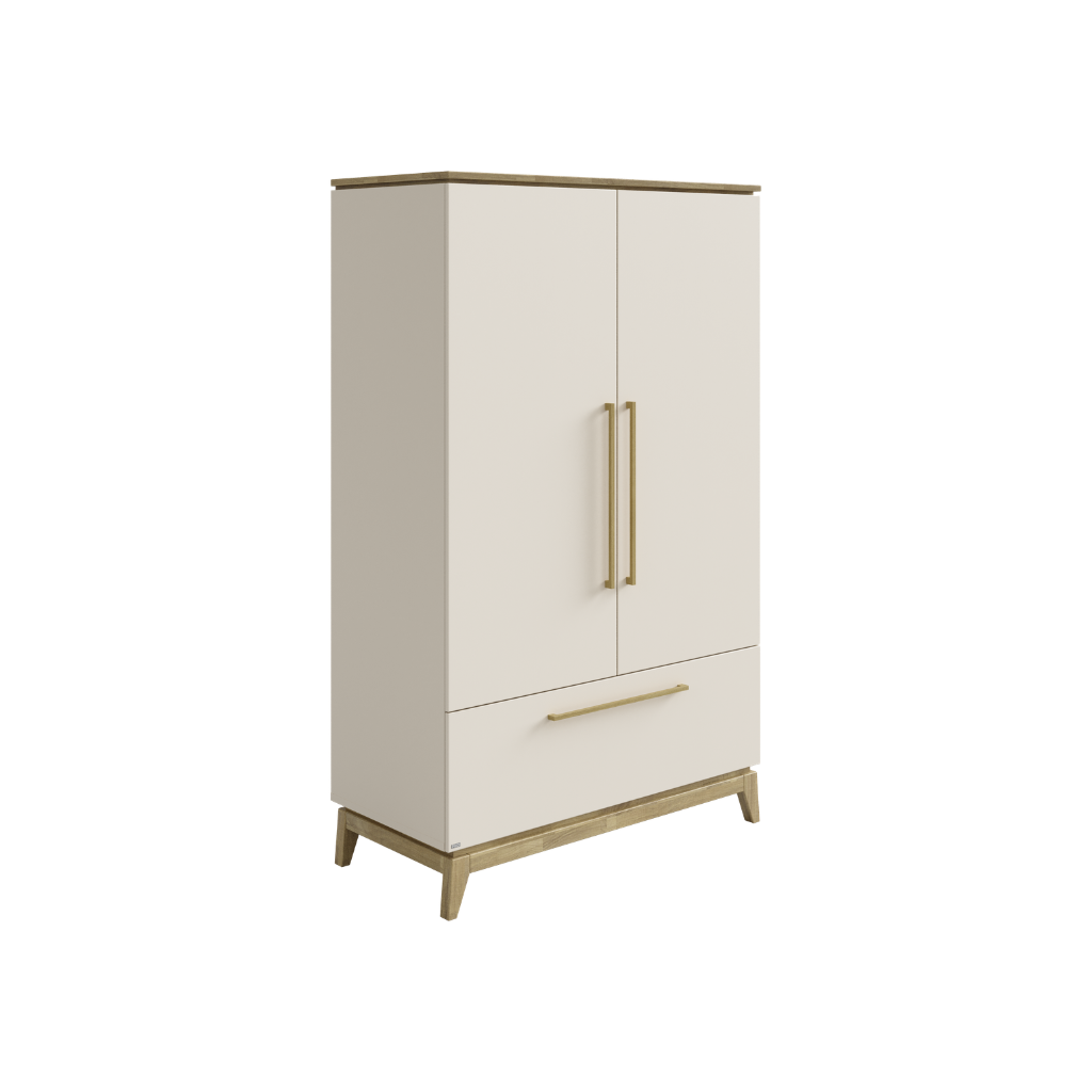 PAIDI Kast Met 2 Deuren en 1 Lade Stiene Cashmere Beige