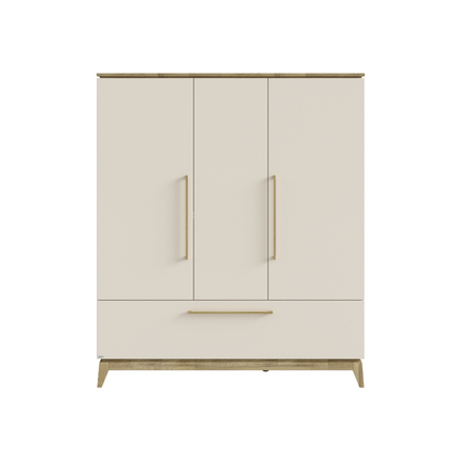 PAIDI Kast Met 3 Deuren En 1 Lade Stiene Cashmere Beige