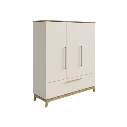 PAIDI Kast Met 3 Deuren En 1 Lade Stiene Cashmere Beige