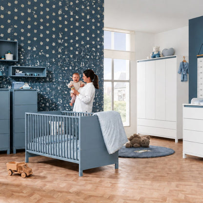 PAIDI Peuterbed Olli Meegroeibed B 70 x L 140 cm Matt Blue