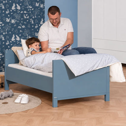 PAIDI Sponden Voor Peuterbed Olli Matt Blue B 70 x L 140 cm