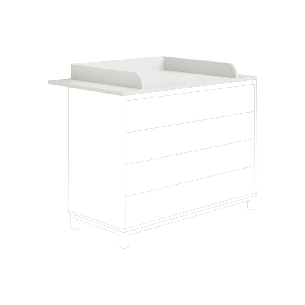 PAIDI Rallonge Pour Commode Olli Chalk White