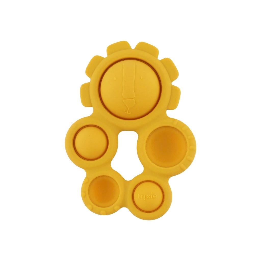 Trixie Jouet Pop-it En Silicone Mr. Lion Yellow 