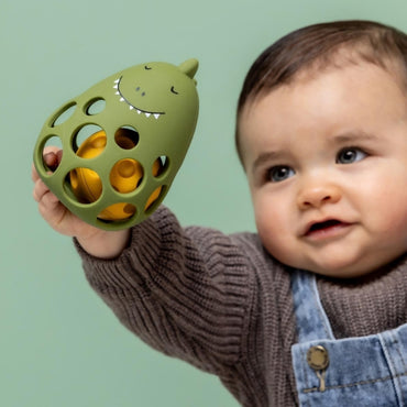 Trixie Hochet Sensoriel En Silicone Mr. Dino Green 