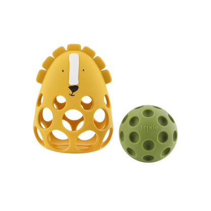 Trixie Hochet Sensoriel En Silicone Mr. Lion Yellow