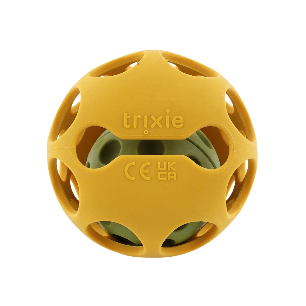 Trixie Hochet Sensoriel En Silicone Mr. Lion Yellow