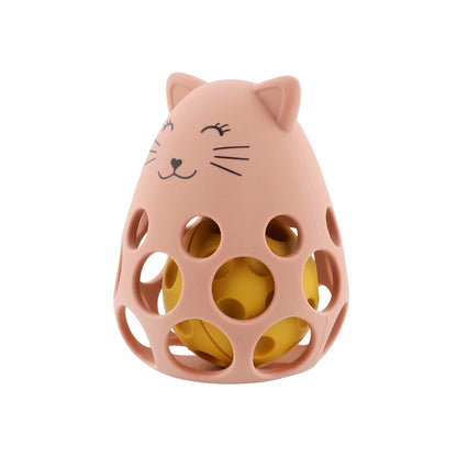 Trixie Hochet Sensoriel En Silicone Mrs. Cat Roze 