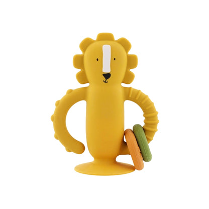 Trixie Jouet Sensoriel En Silicone Avec Ventouse Mr. Lion Yellow 