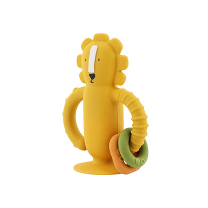Trixie Jouet Sensoriel En Silicone Avec Ventouse Mr. Lion Yellow 