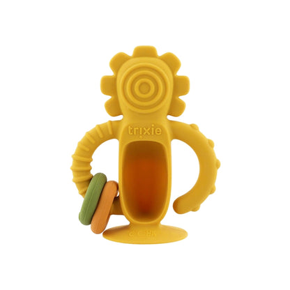Trixie Jouet Sensoriel En Silicone Avec Ventouse Mr. Lion Yellow 
