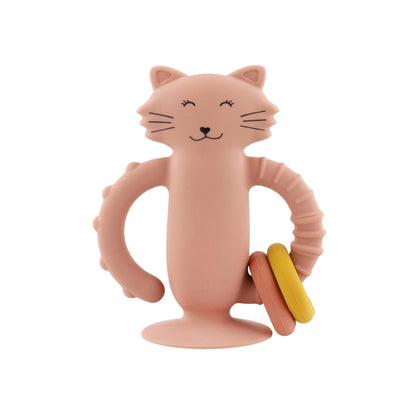 Trixie Jouet Sensoriel En Silicone Avec Ventouse Mrs. Cat Roze 