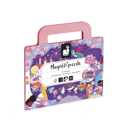 Janod Puzzle Magnétique Magnéti'puzzle Princesses Multi - 36 Pièces
 