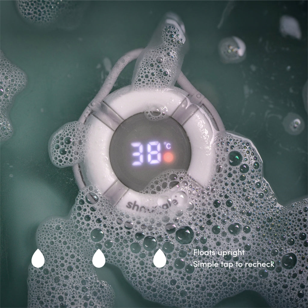 Shnuggle Digitale Badthermometer Bobbin’ Buoy Bath Grey
