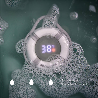 Shnuggle Digitale Badthermometer Bobbin’ Buoy Bath Grey
