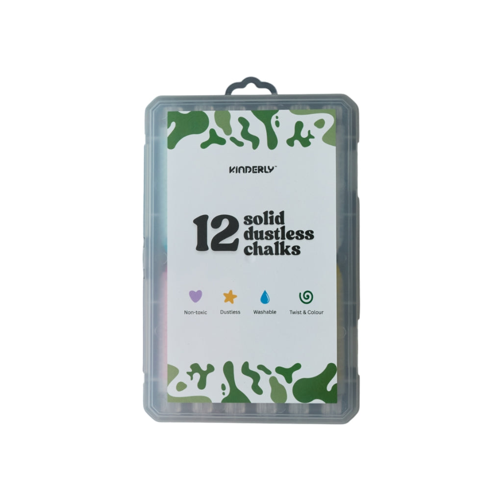 Kinderly Stofvrije Krijtjes Multi – 12 Stuks