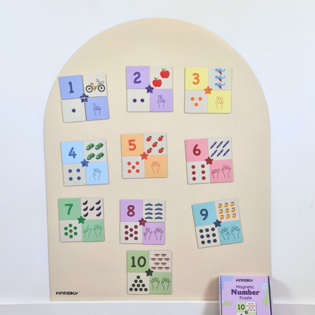Kinderly Magnetische Puzzel Nummers Multi – 40 Stuks