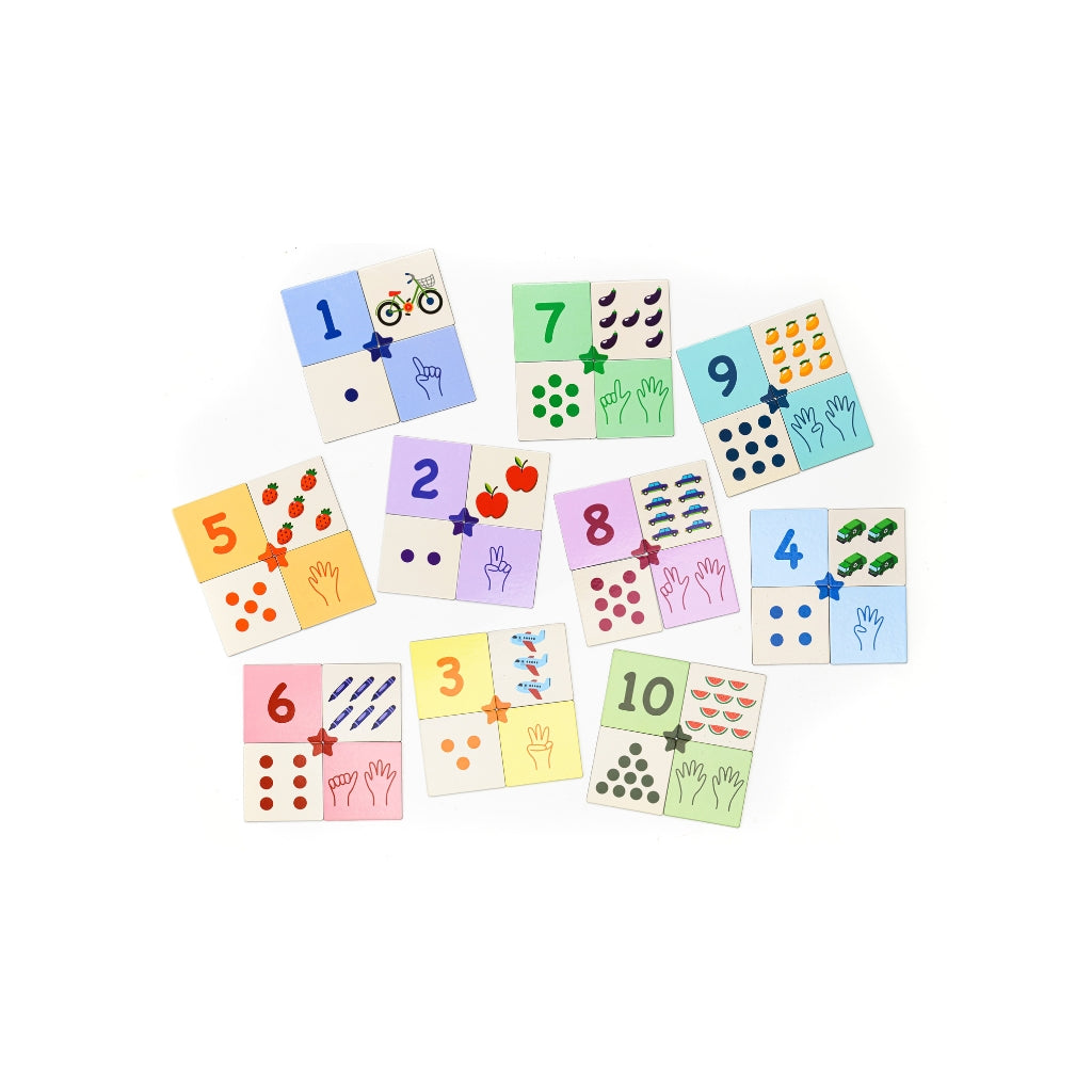 Kinderly Magnetische Puzzel Nummers Multi – 40 Stuks