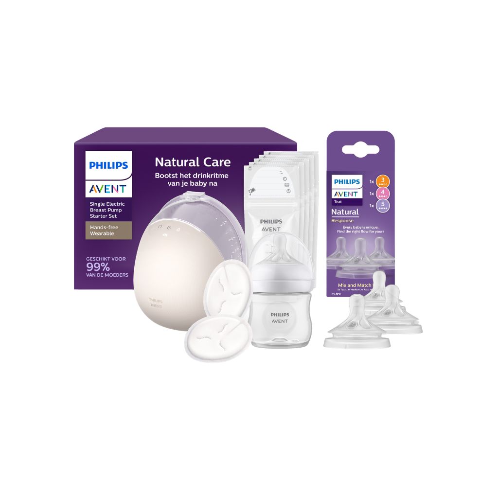 AVENT Borstkolf Hands-free Inbra Enkel Starter Set Beige