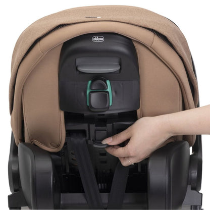 Chicco Draagbare Autostoel First Seat Recline 2 i-Size Groep 0+ Caramel