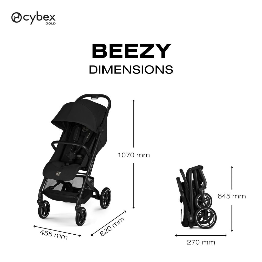 Cybex Poussette Beezy Magic Black