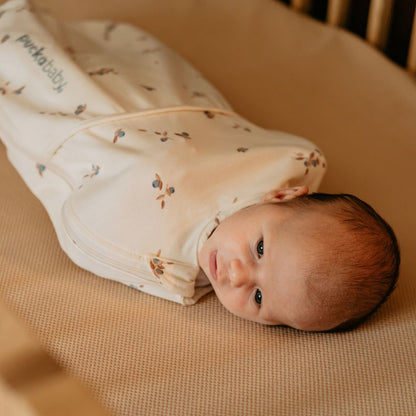 Puckababy Sac d'emmaillotage / Sac De Couchage d'été The Orginal Piep Cotton TOG 0,5 Blueberries 66 cm