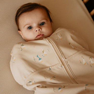 Puckababy Inbakerzak / Zomerslaapzak The Original Mini Cotton TOG 0,5 Geese 76 cm