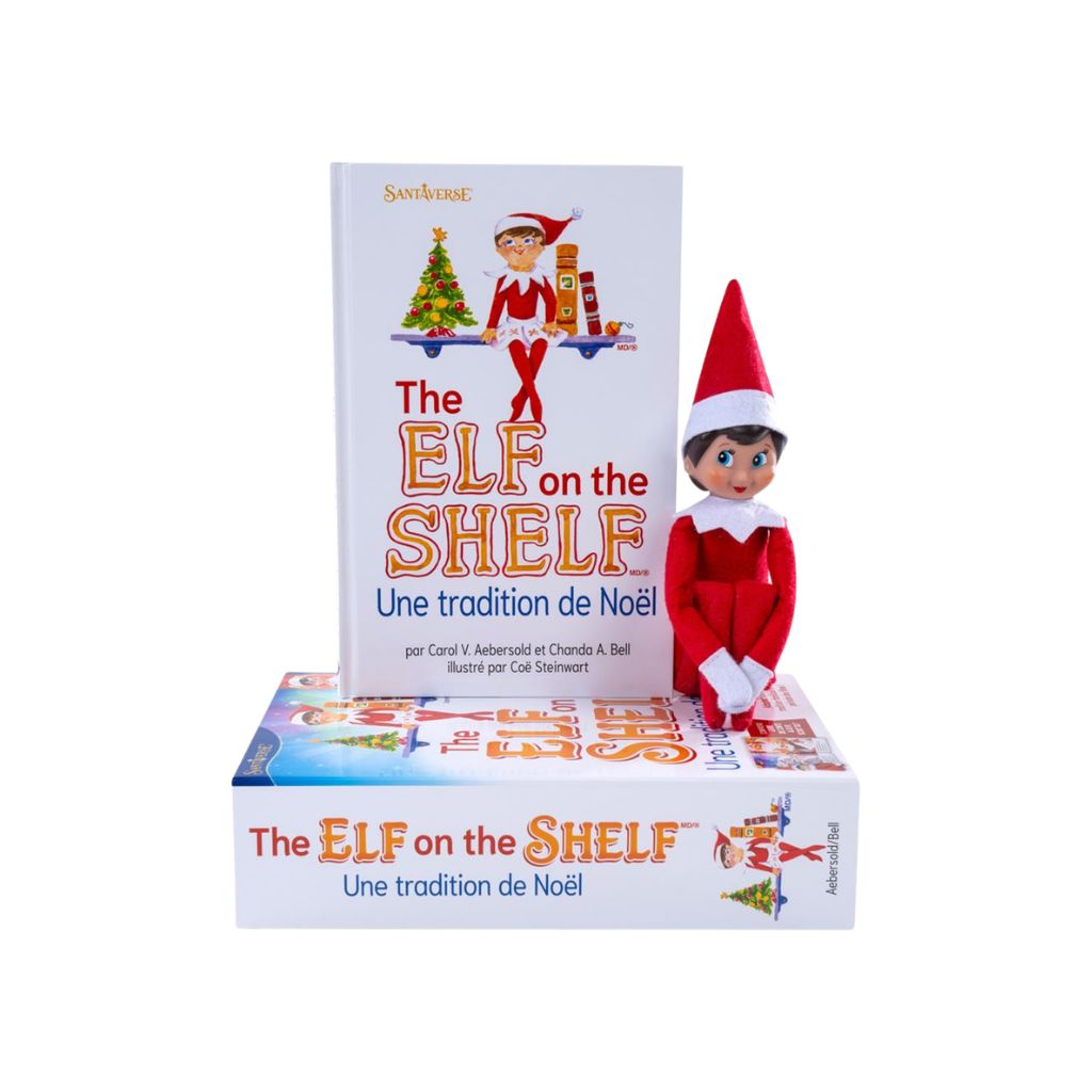 The Elf On The Shelf Coffret Cadeau Fille Livre + Poupée FR Multi