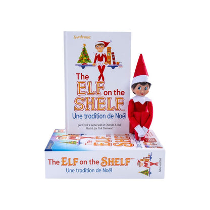 The Elf On The Shelf Coffret Cadeau Fille Livre + Poupée FR Multi