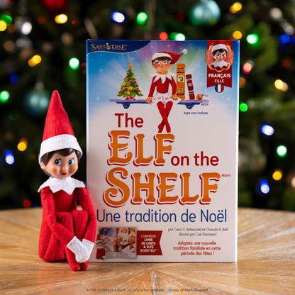 The Elf On The Shelf Coffret Cadeau Fille Livre + Poupée FR Multi