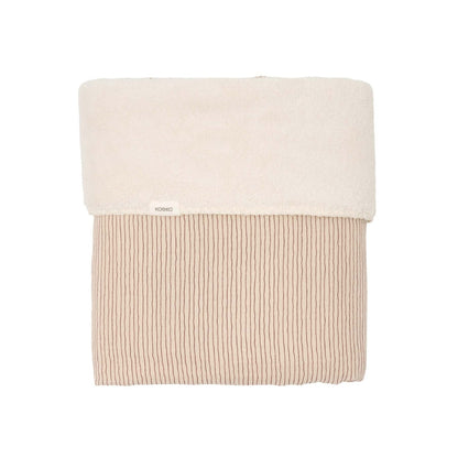 Koeka Couverture Pour Lit Teddy Whisper Waves Burgundy Lg 100 x L 150 cm
