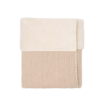 Koeka Couverture Pour Lit Teddy Whisper Waves Burgundy Lg 100 x L 150 cm