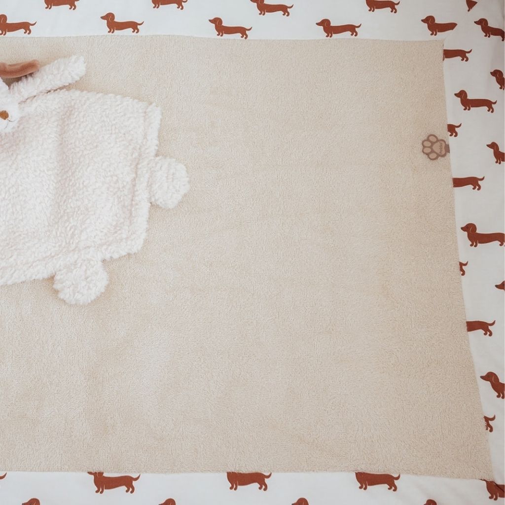 Pericles Tapis De Parc Teckel Allover Taupe