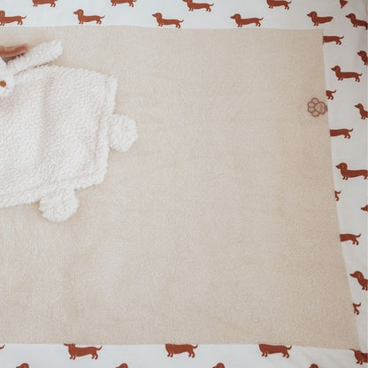 Pericles Tapis De Parc Teckel Allover Taupe