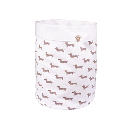 Pericles Grand Panier De Rangement Teckel Allover Powder