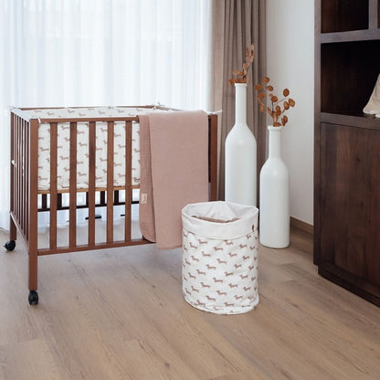 Pericles Grand Panier De Rangement Teckel Allover Powder