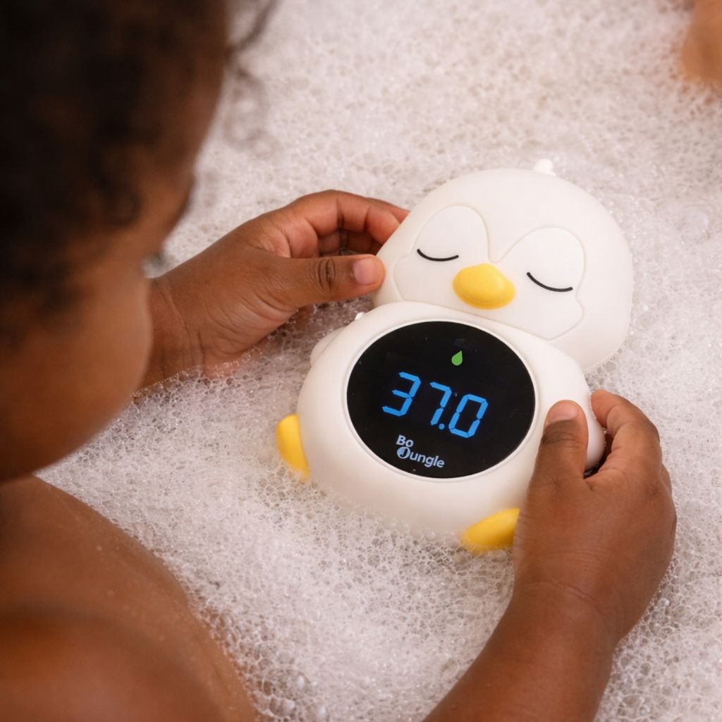 BoJungle 3-in-1 Digitale Bad / Slaapkamer Thermometer + Nachtlampje White