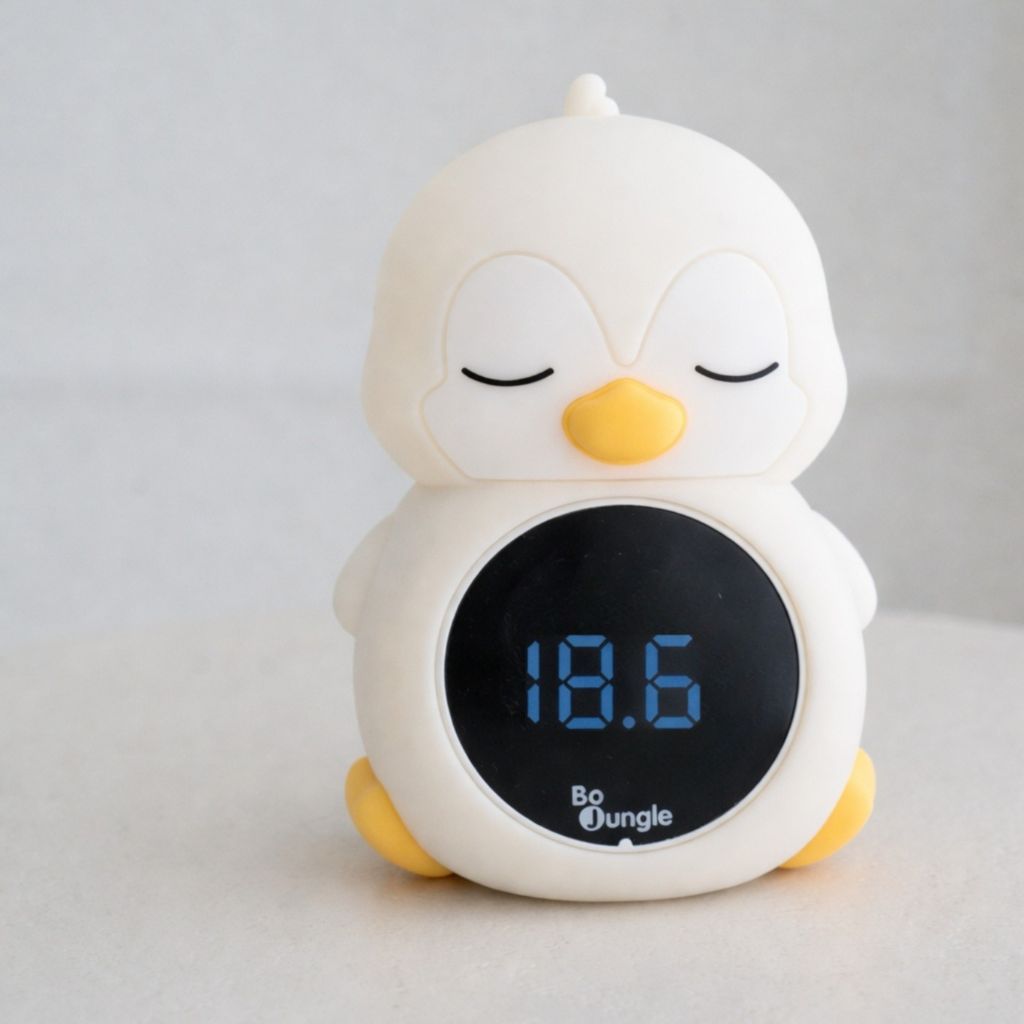 BoJungle 3-in-1 Digitale Bad / Slaapkamer Thermometer + Nachtlampje White