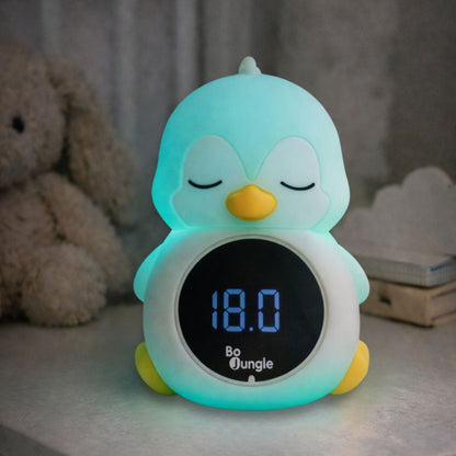 BoJungle 3-in-1 Digitale Bad / Slaapkamer Thermometer + Nachtlampje White