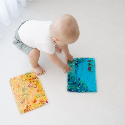 Sense2Play Coussin à Liquide Sensoriel Animaux Marins Blue 