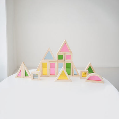 Sense2Play Blocs De Fenêtre En Bois Arc-en-ciel Lumi'Sky Multi – 24 Pièces
 
 
 