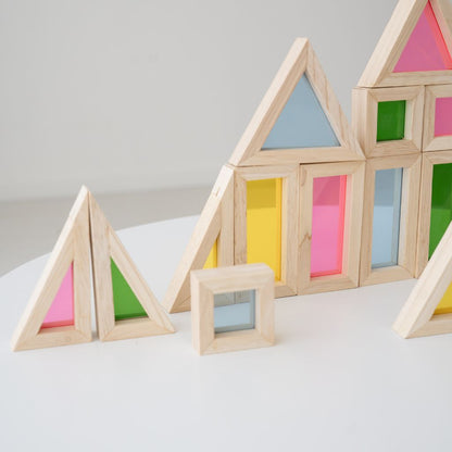 Sense2Play Blocs De Fenêtre En Bois Arc-en-ciel Lumi'Sky Multi – 24 Pièces
 
 
 