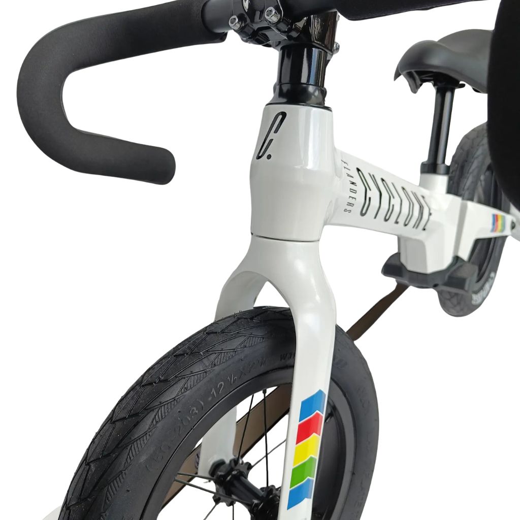 Cyclosonic Vélo Sans Pédales Flanders Cyclone One White